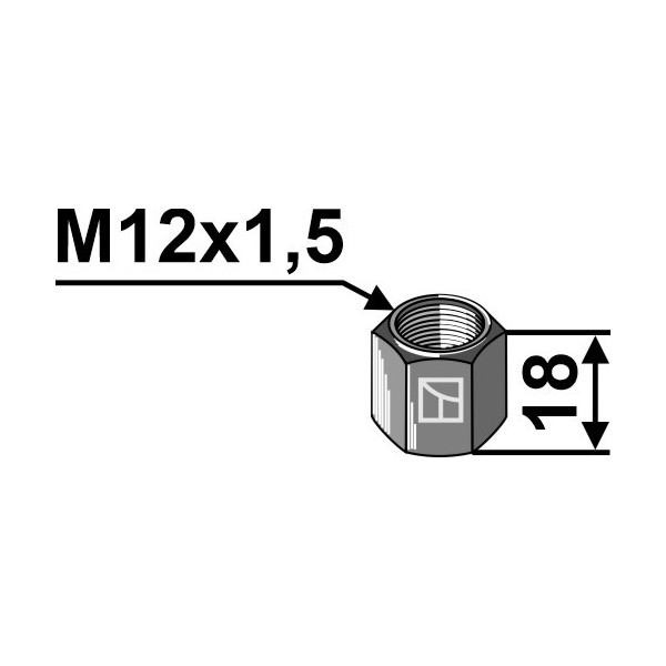 Écrou M12x1,5